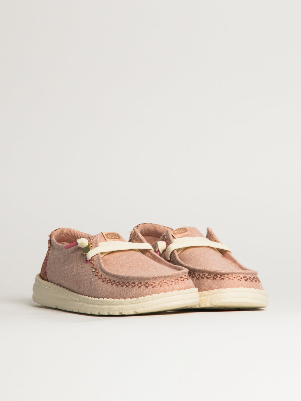 WOMENS HEY DUDE WENDY BREAK SURF JERSEY SNEAKER - ROSE