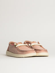 WOMENS HEY DUDE WENDY BREAK SURF JERSEY SNEAKER - ROSE