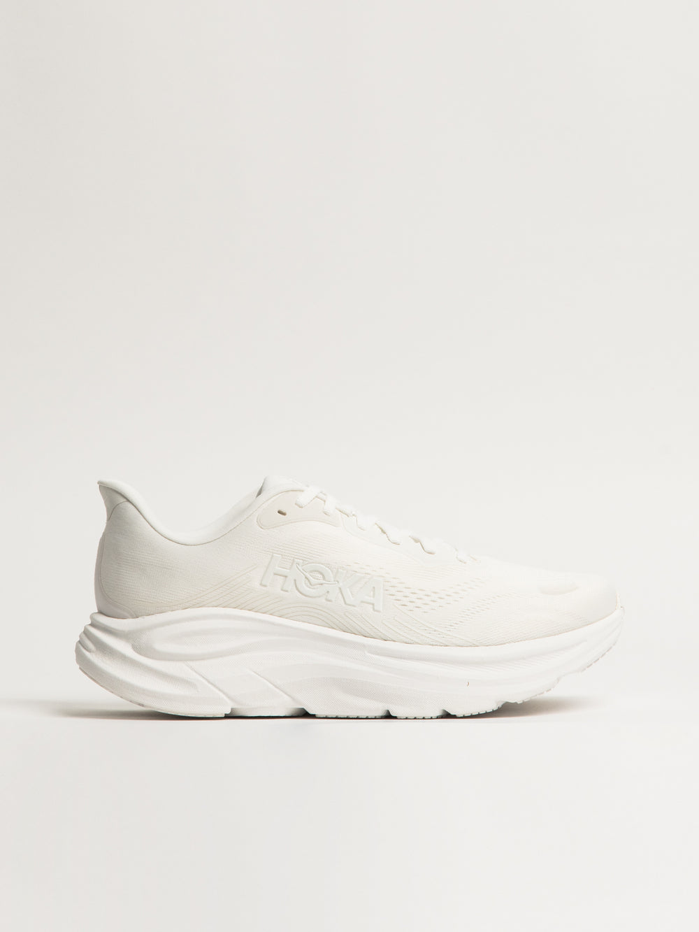 MENS HOKA CLIFTON 11 SNEAKER - WHITE
