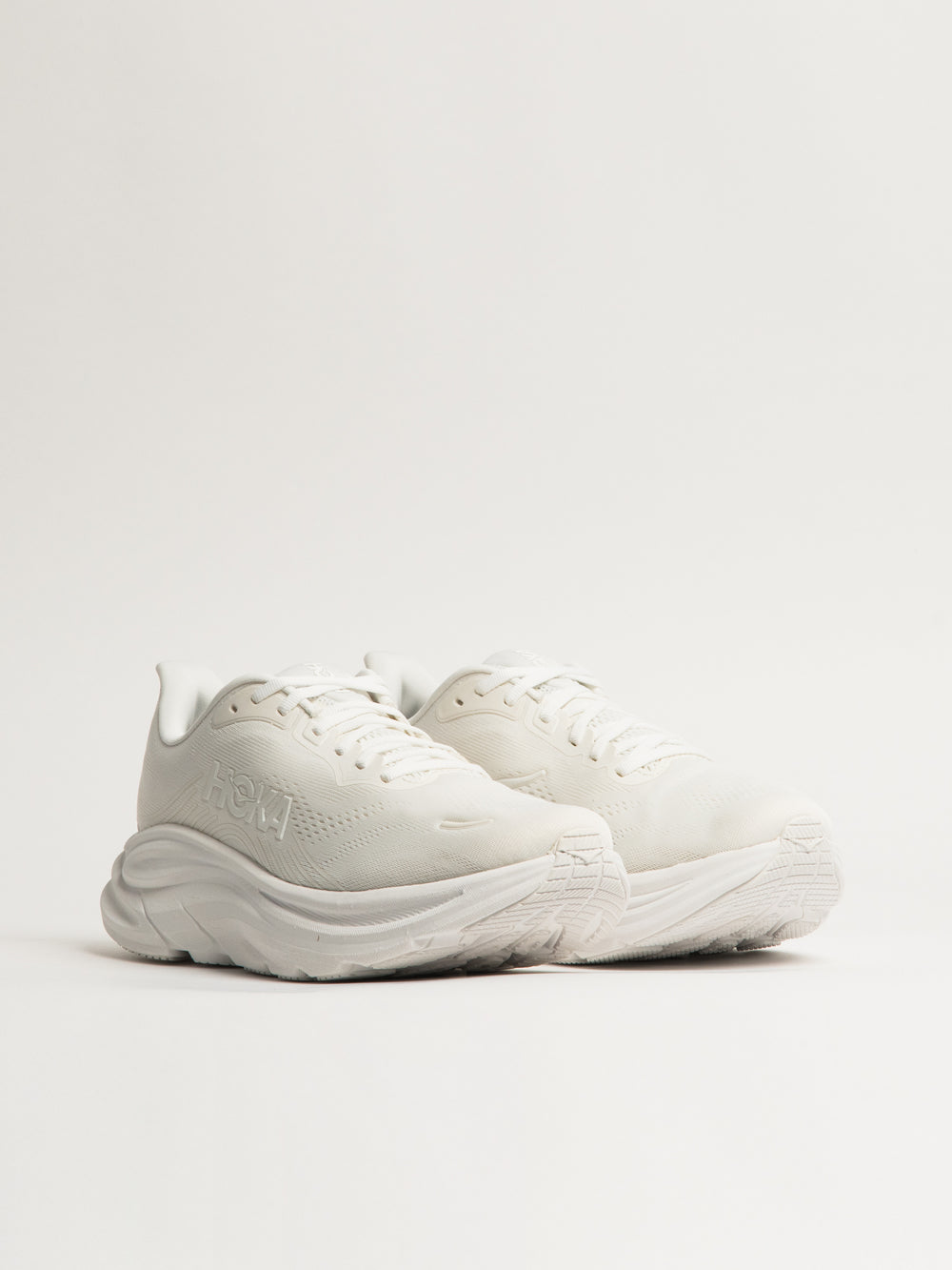MENS HOKA CLIFTON 11 SNEAKER - WHITE