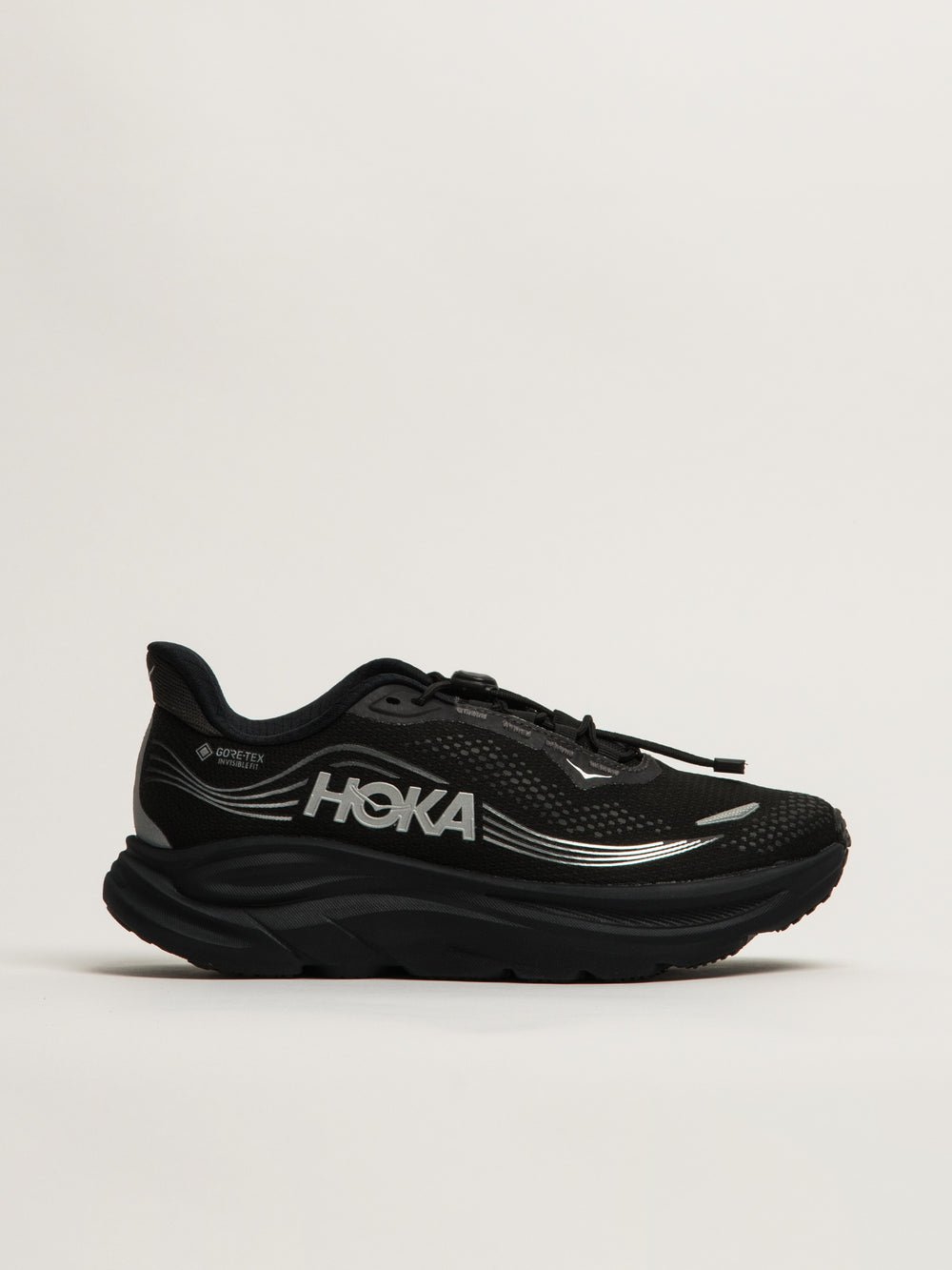 WOMENS HOKA CLIFTON II GTX - BLACK