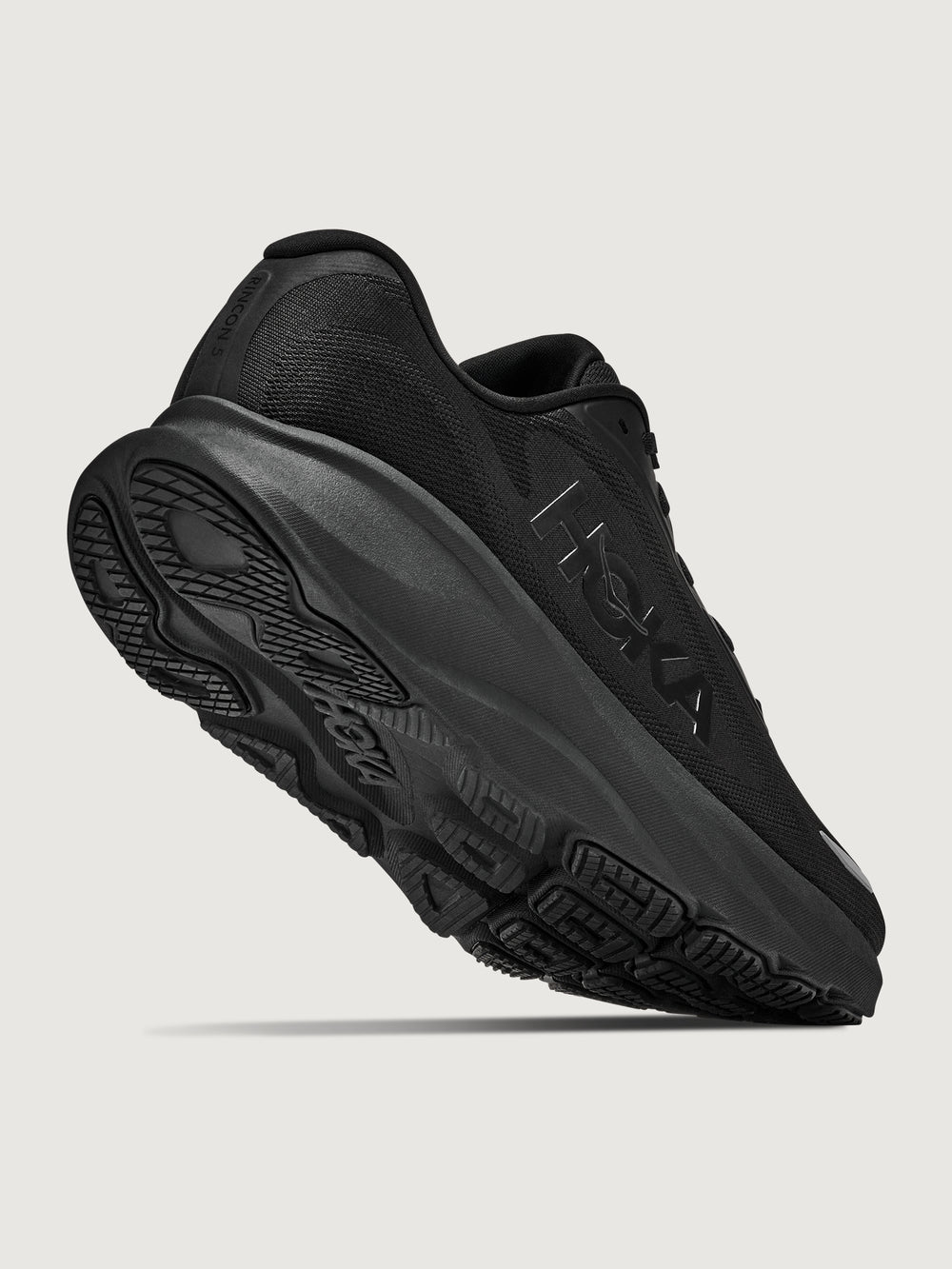 WOMENS HOKA RINCON 5 SNEAKER - BLACK