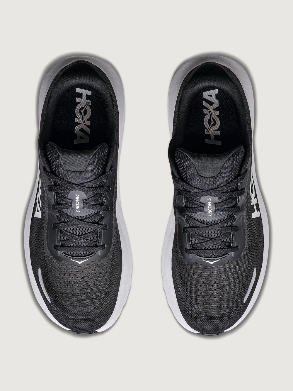 WOMENS HOKA RINCON 5 - SNEAKER - BLACK/WHITE
