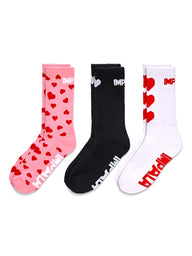 IMPALA ROLLERSKATES SKATE SOCK 3 PACK  - CLEARANCE