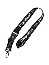 KEEP A BREAST I HEART BOOBIES LANYARD