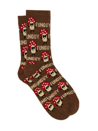 KOLBY FUNGUY SOCK - CHOCOLATE