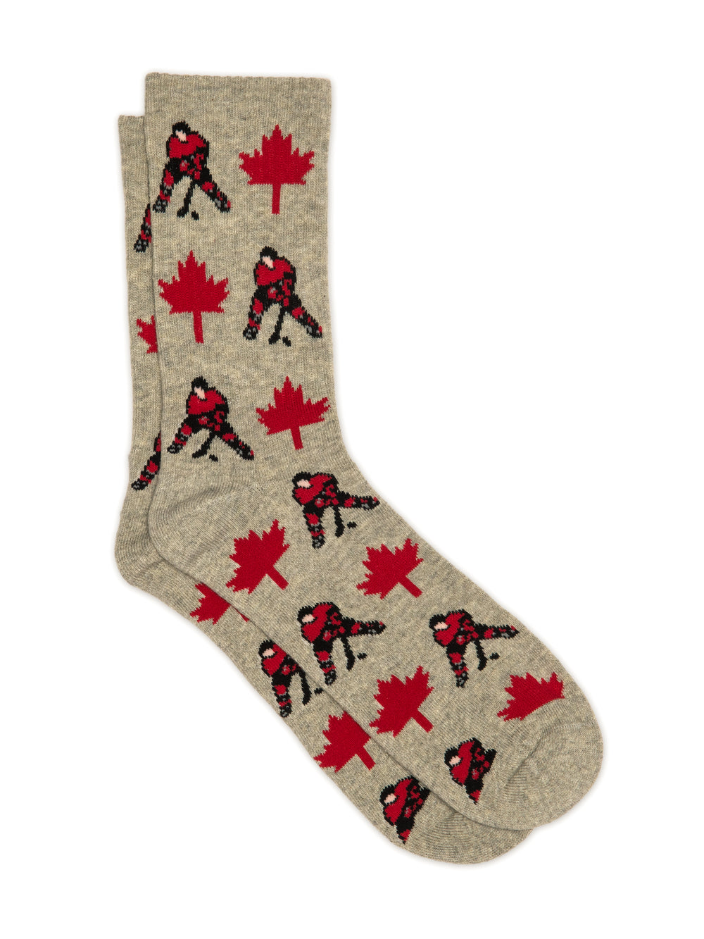 KOLBY HOCKEY SOCK - HEATHER GREY