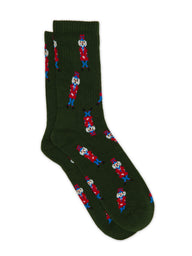 KOLBY NUTCRACKER SOCK - FOREST