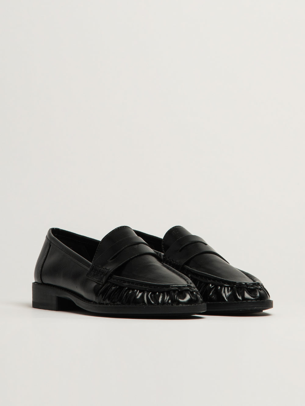 WOMENS STEVE MADDEN CREATIVE LOAFER - BLACK