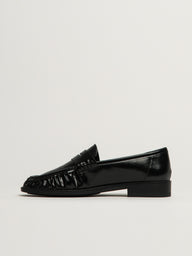 WOMENS STEVE MADDEN CREATIVE LOAFER - BLACK