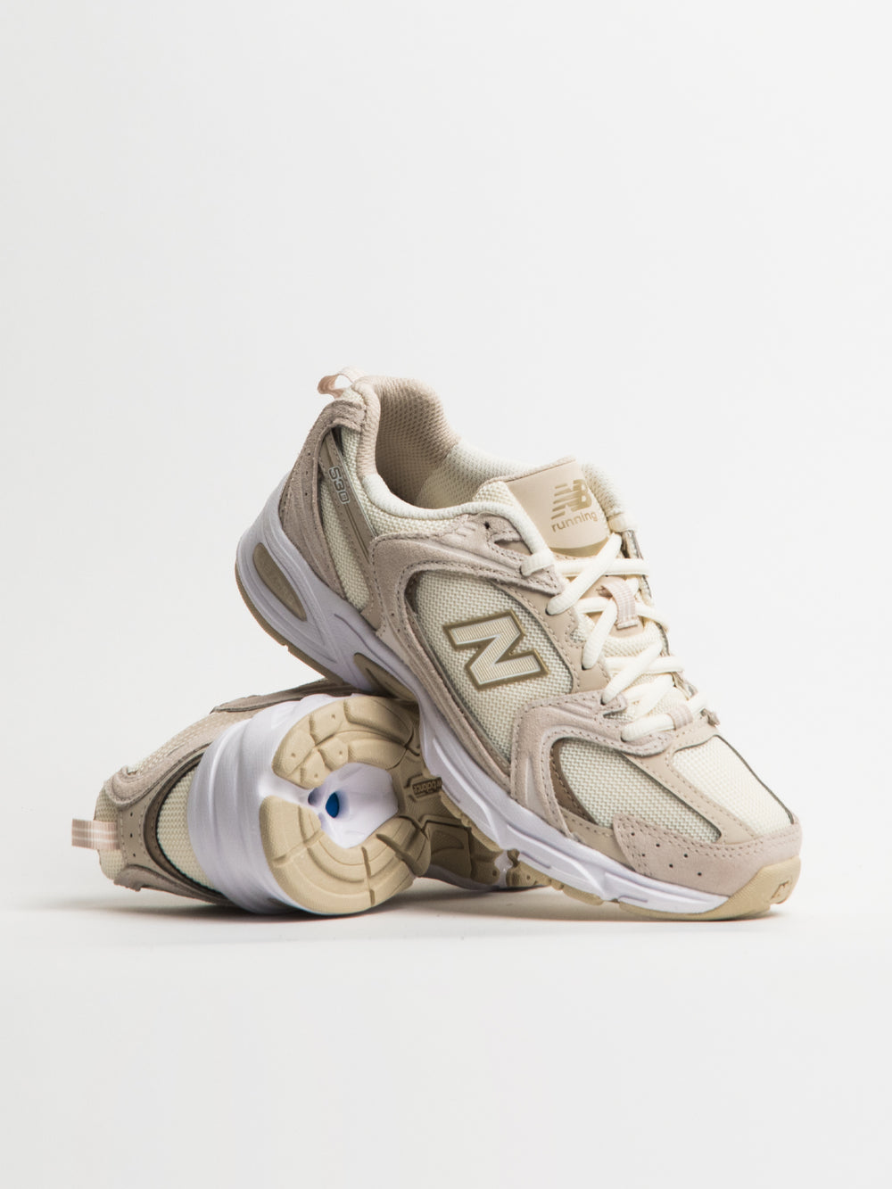 WOMENS NEW BALANCE THE 530 SEA SALT/MOONBEAM SNEAKER - CLEARANCE