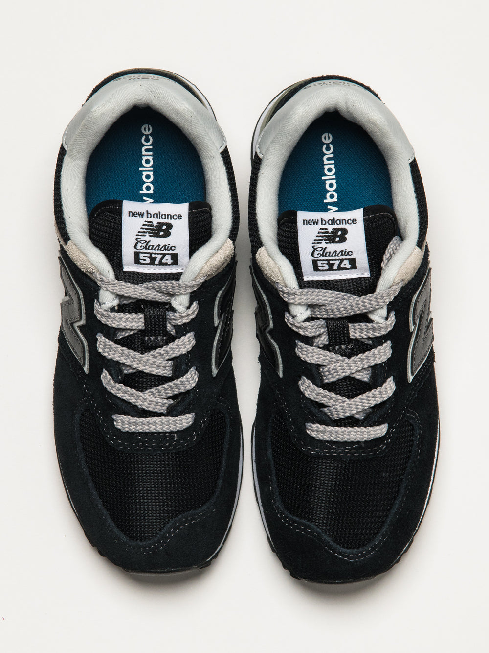 KIDS NEW BALANCE 574 KIDS - BLACK/WHITE