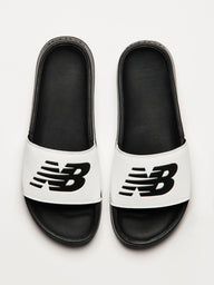 MENS NEW BALANCE THE 200 SLIDE - BLACK/SEA SALT