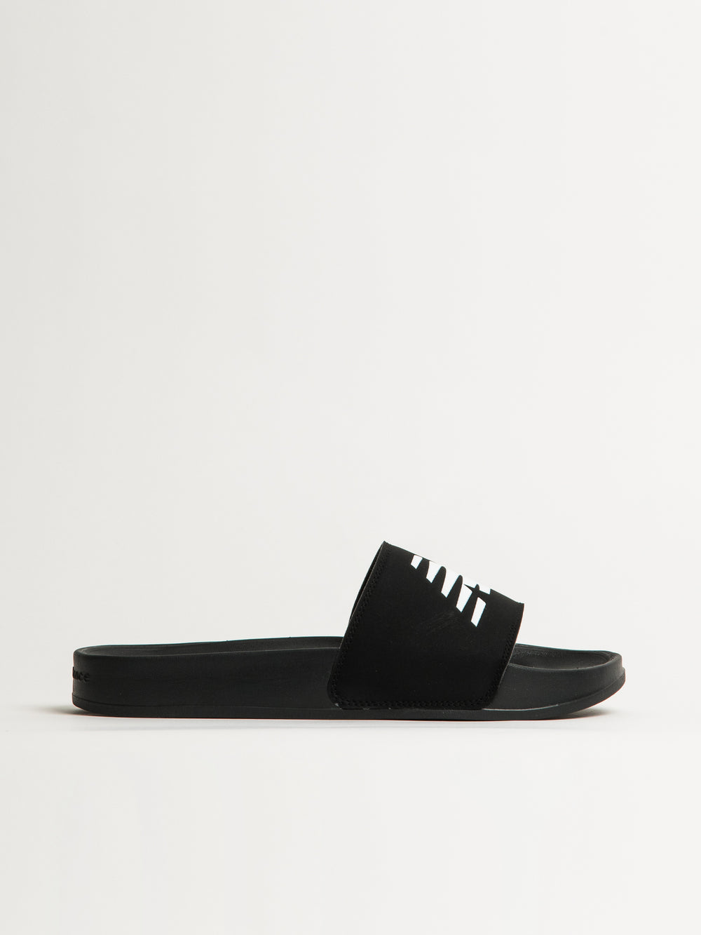 MENS NEW BALANCE THE 200 SLIDE - BLACK/WHITE