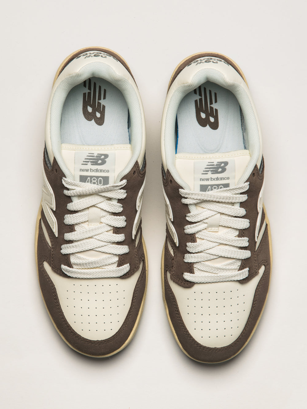 MENS NEW BALANCE THE 480P SNEAKER - CORTADO/SEA SALT