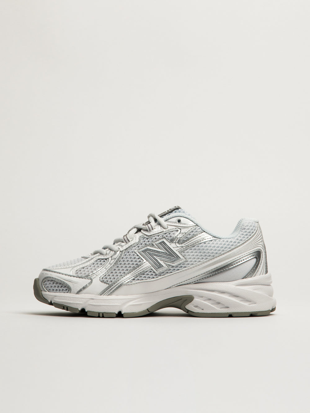 WOMENS NEW BALANCE THE 740 - WHITE METALLIC
