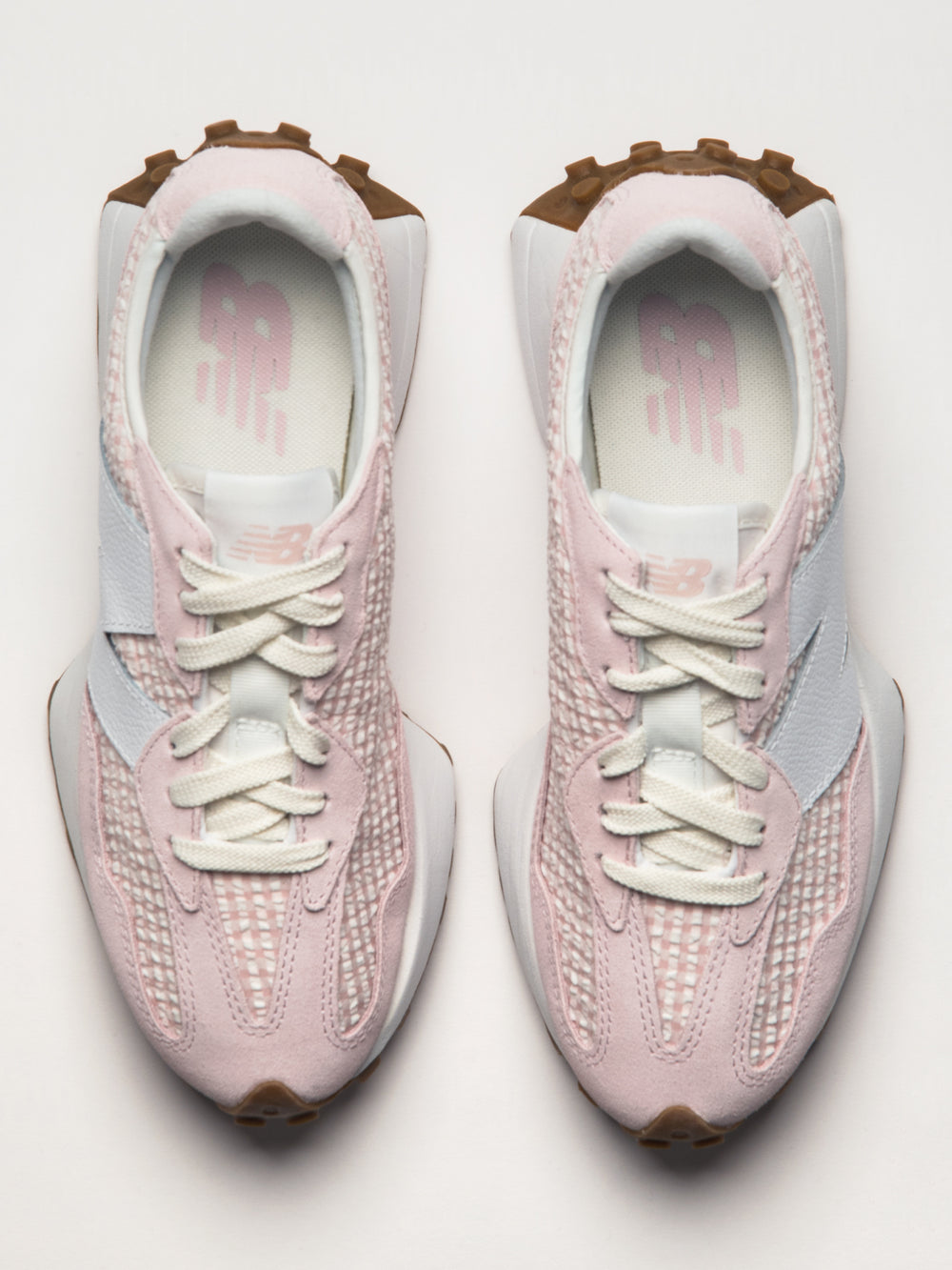 WOMENS NEW BALANCE THE 327 SNEAKER - STONE PINK