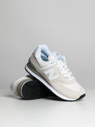 WOMENS NEW BALANCE THE 574 SNEAKER - NIMBUS CLOUD/WHITE