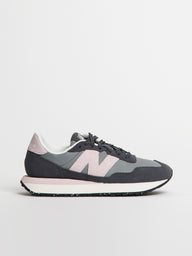 WOMENS NEW BALANCE THE 237 SHADOW GREY/SKY SNEAKER - CLEARANCE