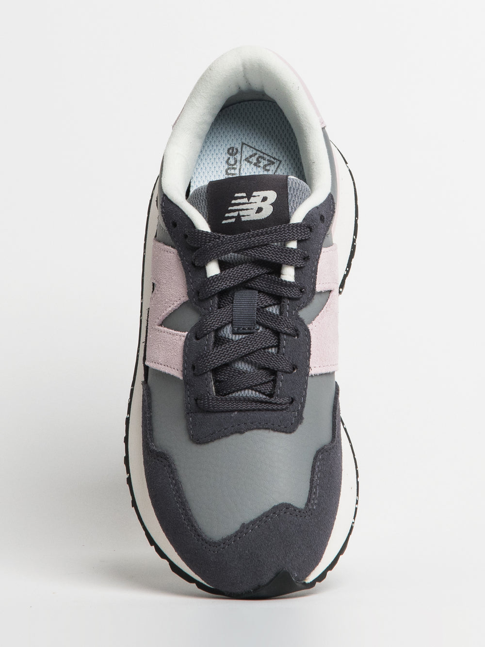 WOMENS NEW BALANCE THE 237 SHADOW GREY/SKY SNEAKER - CLEARANCE