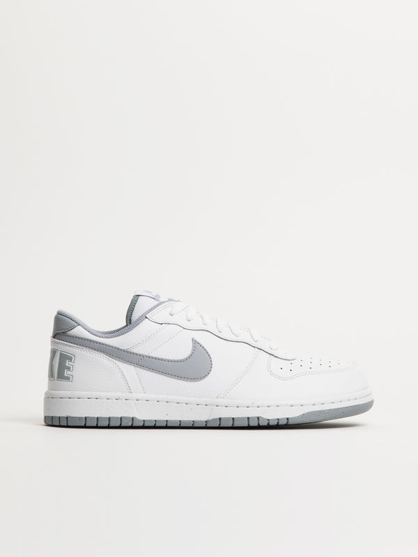 NIKE MENS NIKE BIG NIKE LOW SNEAKER - WHITE/WOLF GREY - Blackwell Supply Co.
