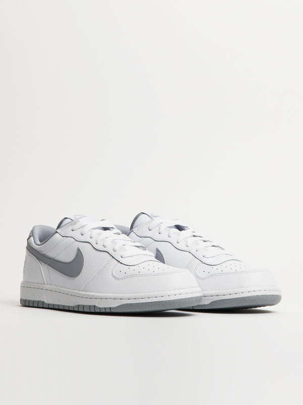 NIKE MENS NIKE BIG NIKE LOW SNEAKER - WHITE/WOLF GREY - Blackwell Supply Co.