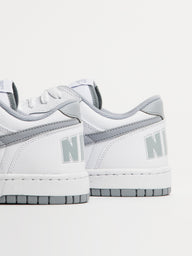 MENS NIKE BIG NIKE LOW SNEAKER - WHITE/WOLF GREY