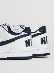 MENS NIKE BIG NIKE LOW SNEAKER - WHITE/NAVY