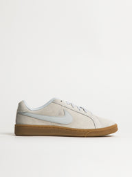 WOMENS NIKE COURT ROYALE SUEDE SNEAKERS - PLATINUM