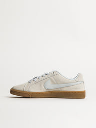 WOMENS NIKE COURT ROYALE SUEDE SNEAKERS - PLATINUM