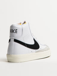 MENS NIKE BLAZER MID 77 VINTAGE SNEAKER - WHITE/BLACK