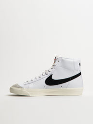 MENS NIKE BLAZER MID 77 VINTAGE SNEAKER - WHITE/BLACK
