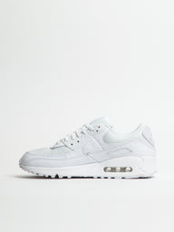 MENS NIKE AIR MAX 90 SNEAKER - WHITE/WOLF GREY