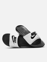 MENS NIKE VICTORI ONE SLIDES - BLACK/WHITE