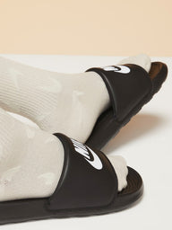 WOMENS NIKE VICTORI ONE SLIDES - BLACK/WHITE