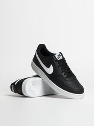 MENS NIKE COURT VISION LOW NEXT NATURE SNEAKER - BLACK/WHITE