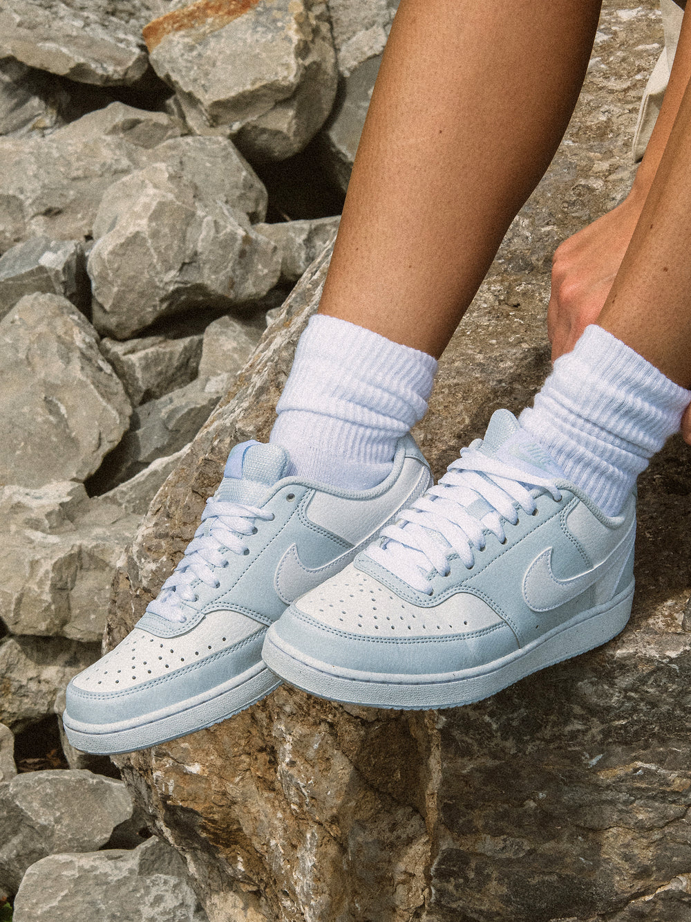 WOMENS NIKE COURT VISION LOW NEXT NATURE SNEAKER - CLEARANCE