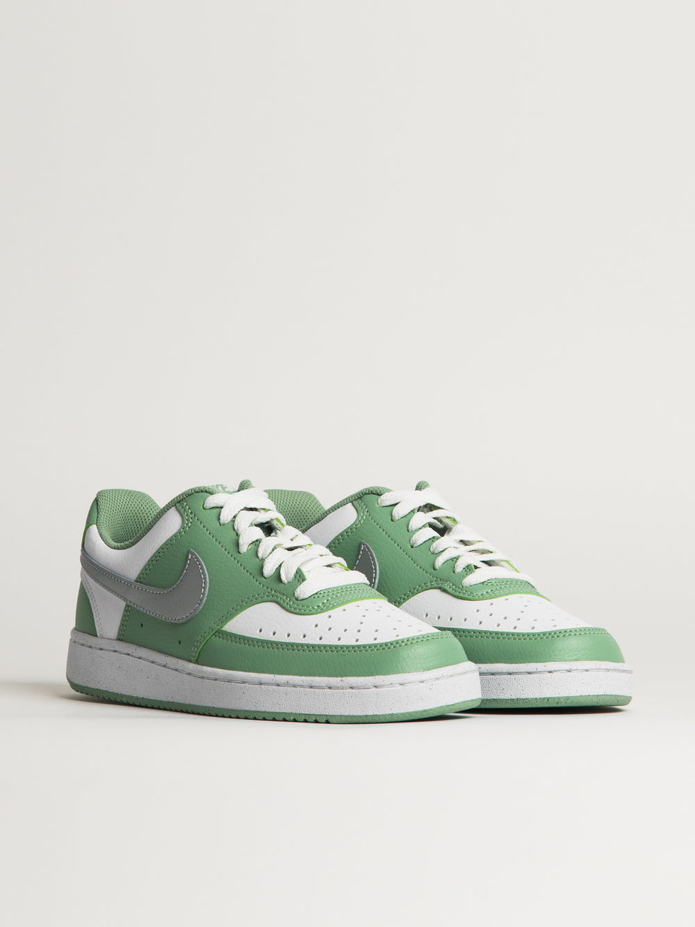 WOMENS NIKE COURT VISION LOW NEXT NATURE SNEAKER - WHITE/GREEN