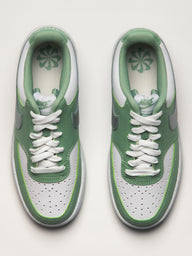 WOMENS NIKE COURT VISION LOW NEXT NATURE SNEAKER - WHITE/GREEN