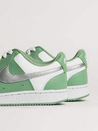 WOMENS NIKE COURT VISION LOW NEXT NATURE SNEAKER - WHITE/GREEN