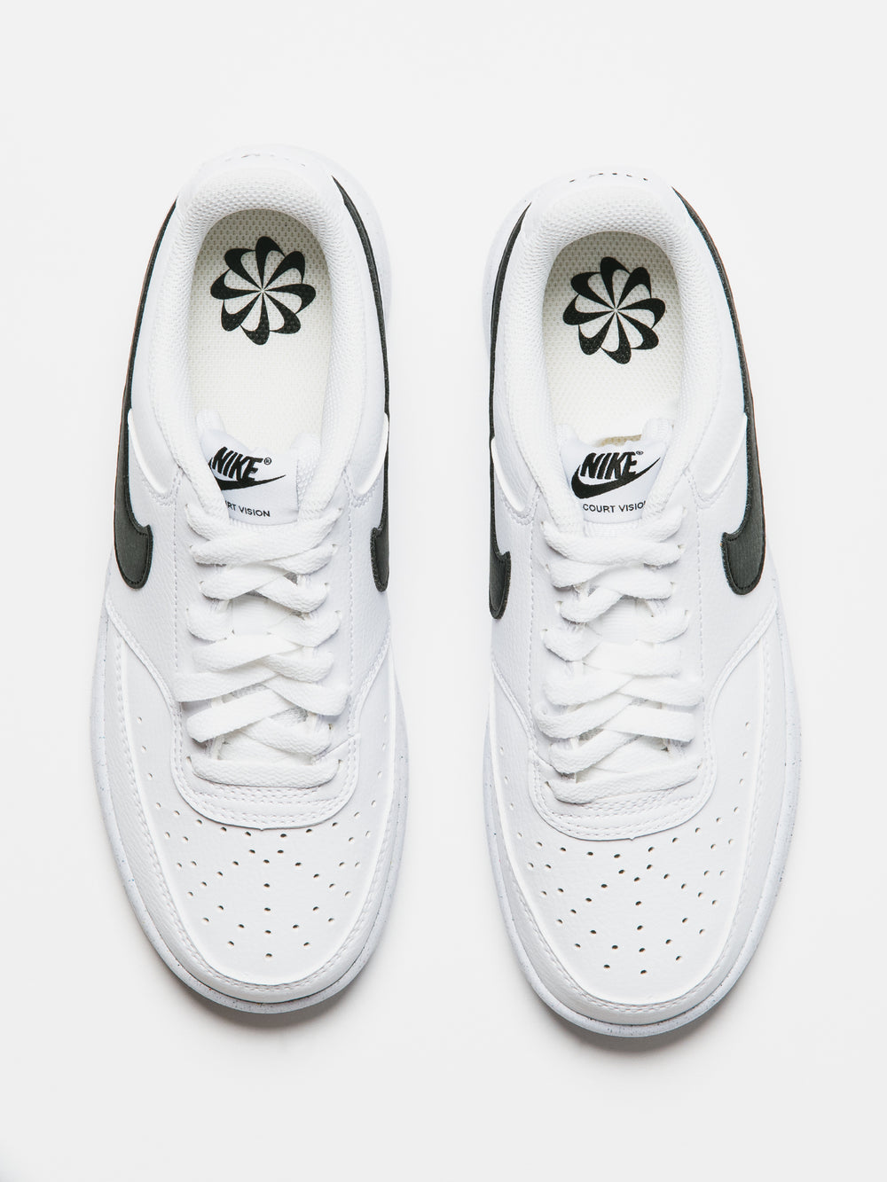WOMENS NIKE COURT VISION LO NEXT NATURE SNEAKER - WHITE/BLACK