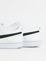 WOMENS NIKE COURT VISION LO NEXT NATURE SNEAKER - WHITE/BLACK