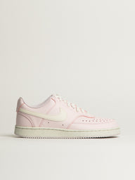 WOMENS NIKE COURT VISION LOW NEXT NATURE SNEAKER - PINK