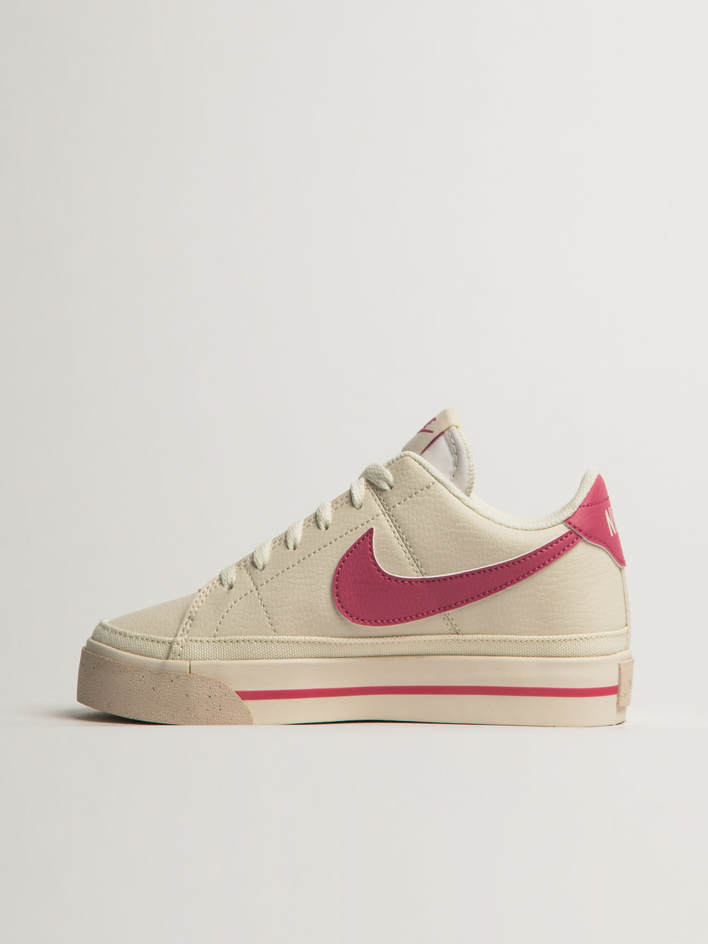 WOMENS NIKE COURT LEGACY NEXT NATURE SNEAKER - WHITE/PINK