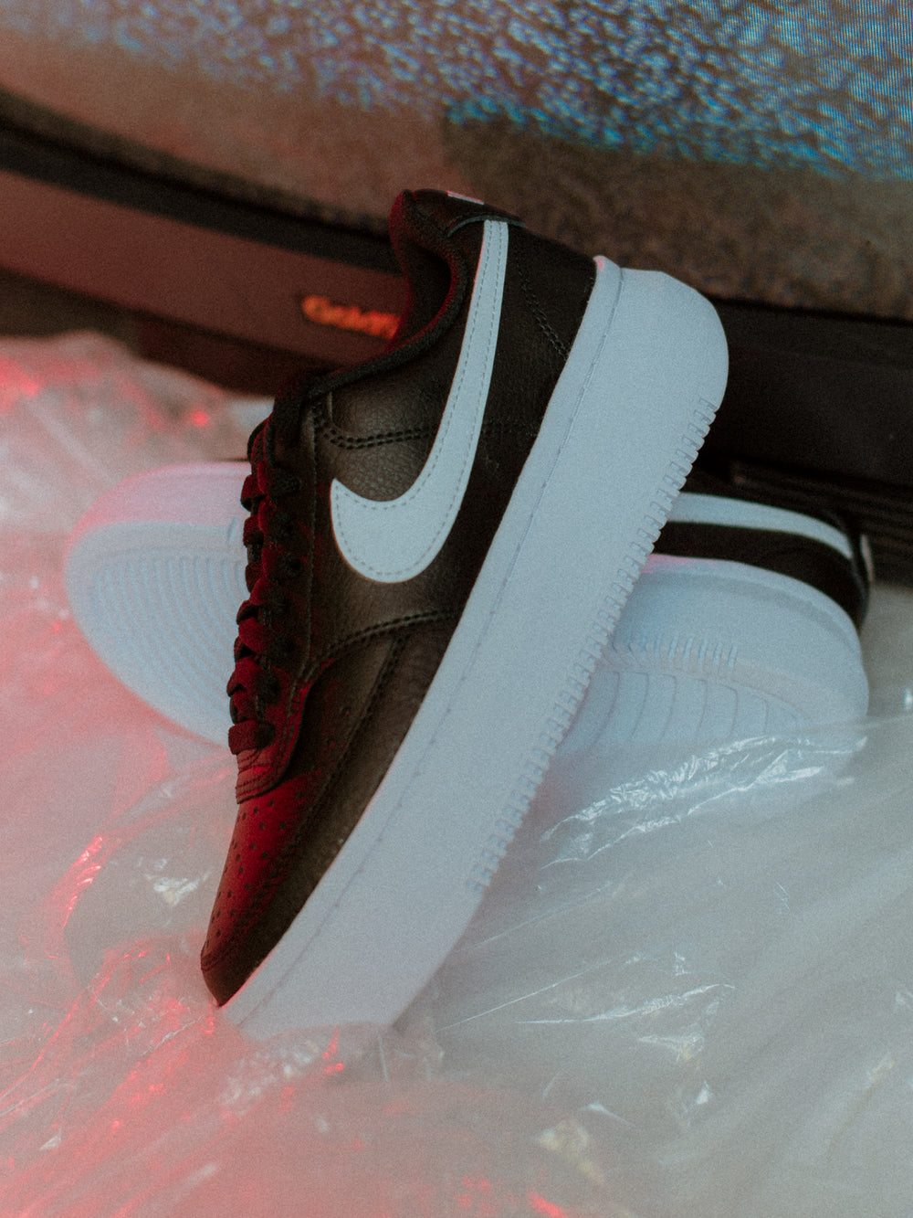 WOMENS NIKE COURT VISION ALTA LEATHER SNEAKER - CLEARANCE