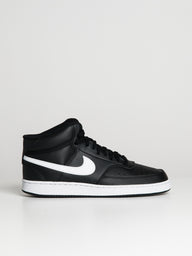 MENS NIKE COURT VISION MID NEXT NATURE SNEAKER - BLACK/WHITE - CLEARANCE