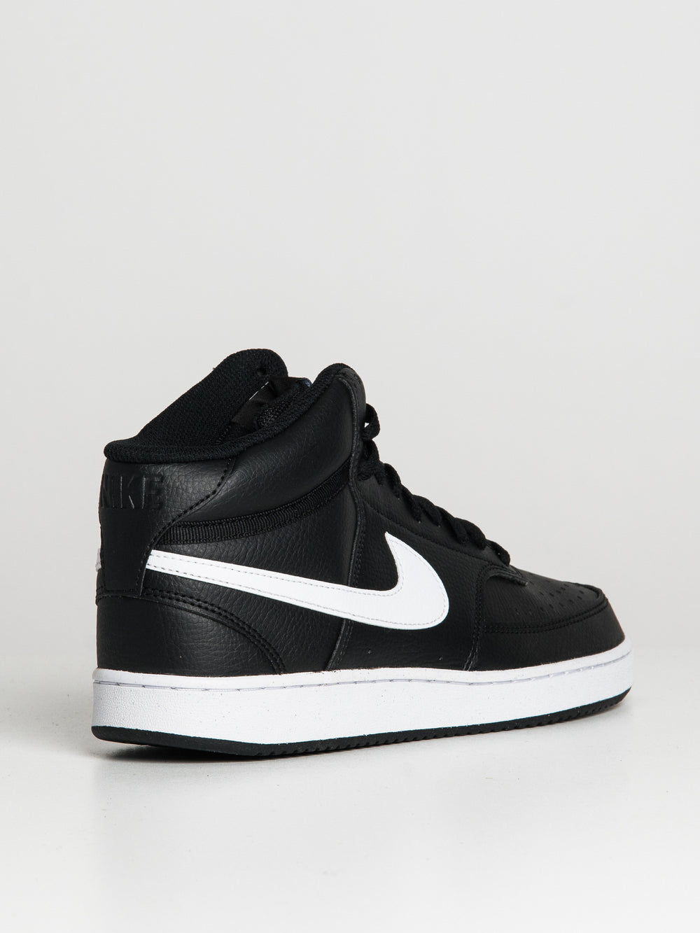 MENS NIKE COURT VISION MID NEXT NATURE SNEAKER - BLACK/WHITE - CLEARANCE