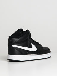 MENS NIKE COURT VISION MID NEXT NATURE SNEAKER - BLACK/WHITE - CLEARANCE