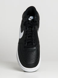 MENS NIKE COURT VISION MID NEXT NATURE SNEAKER - BLACK/WHITE - CLEARANCE
