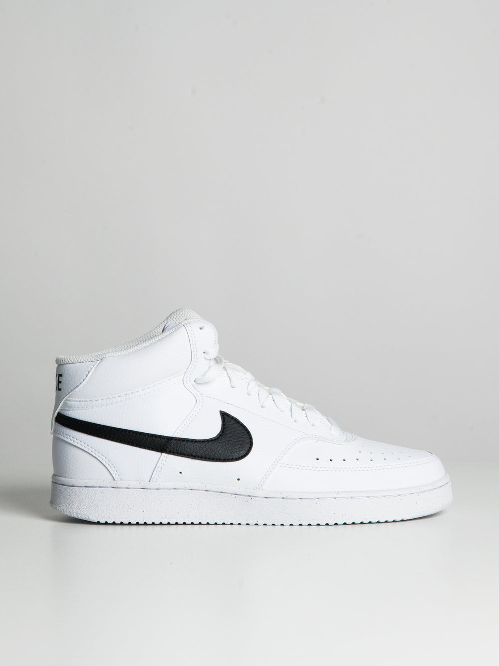 MENS NIKE COURT VISION MID NEXT NATURE SNEAKER - WHITE/BLACK - CLEARANCE